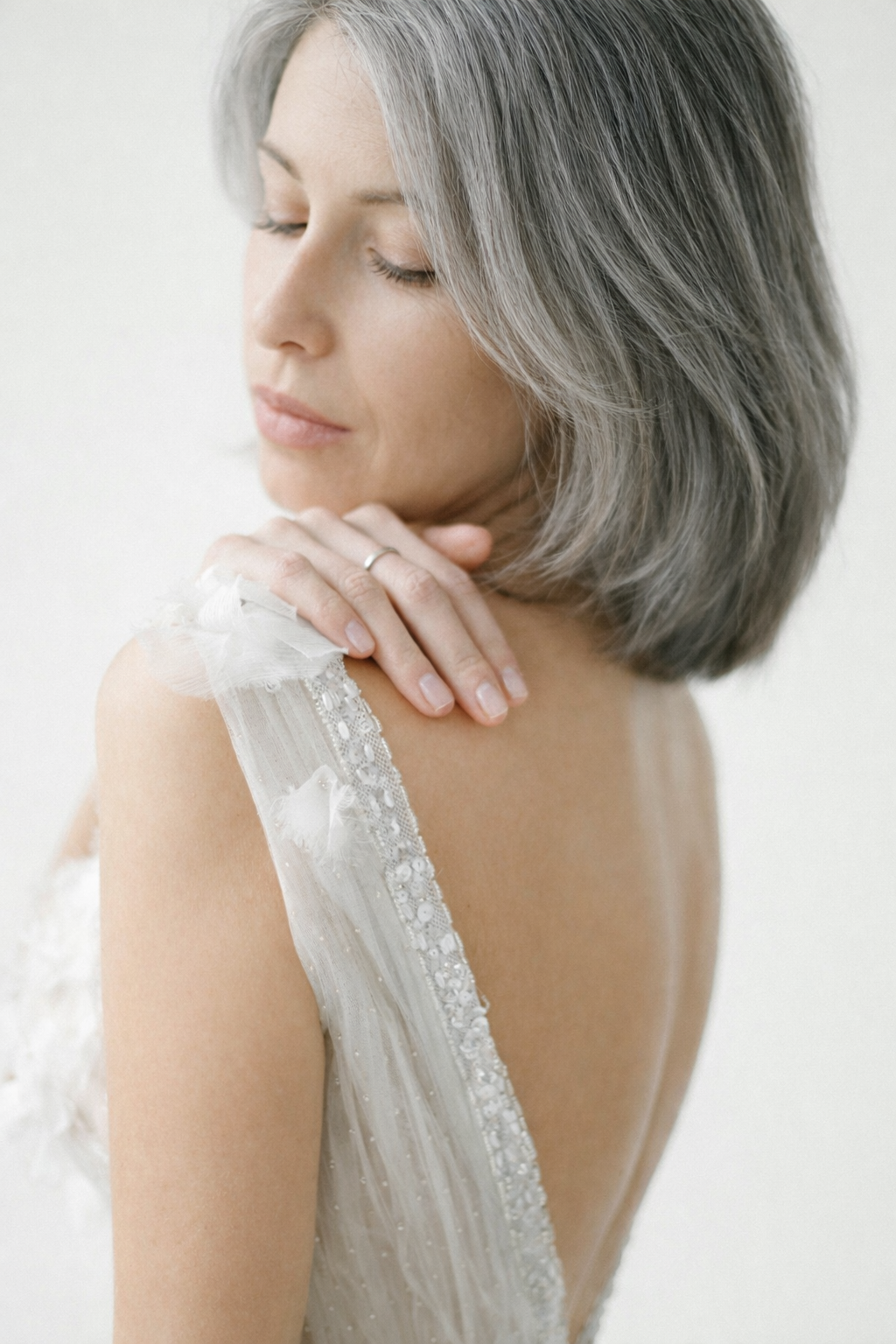 Woman feeling balanced and in control