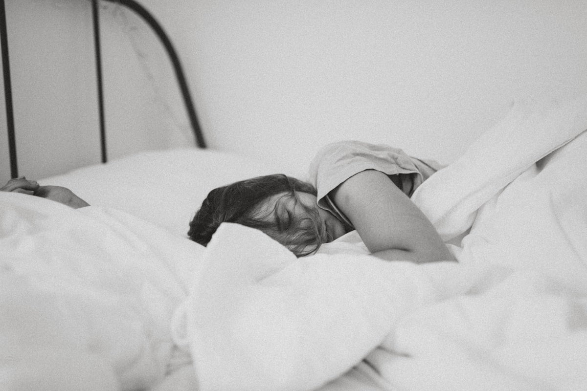 Woman sleeping peacefully