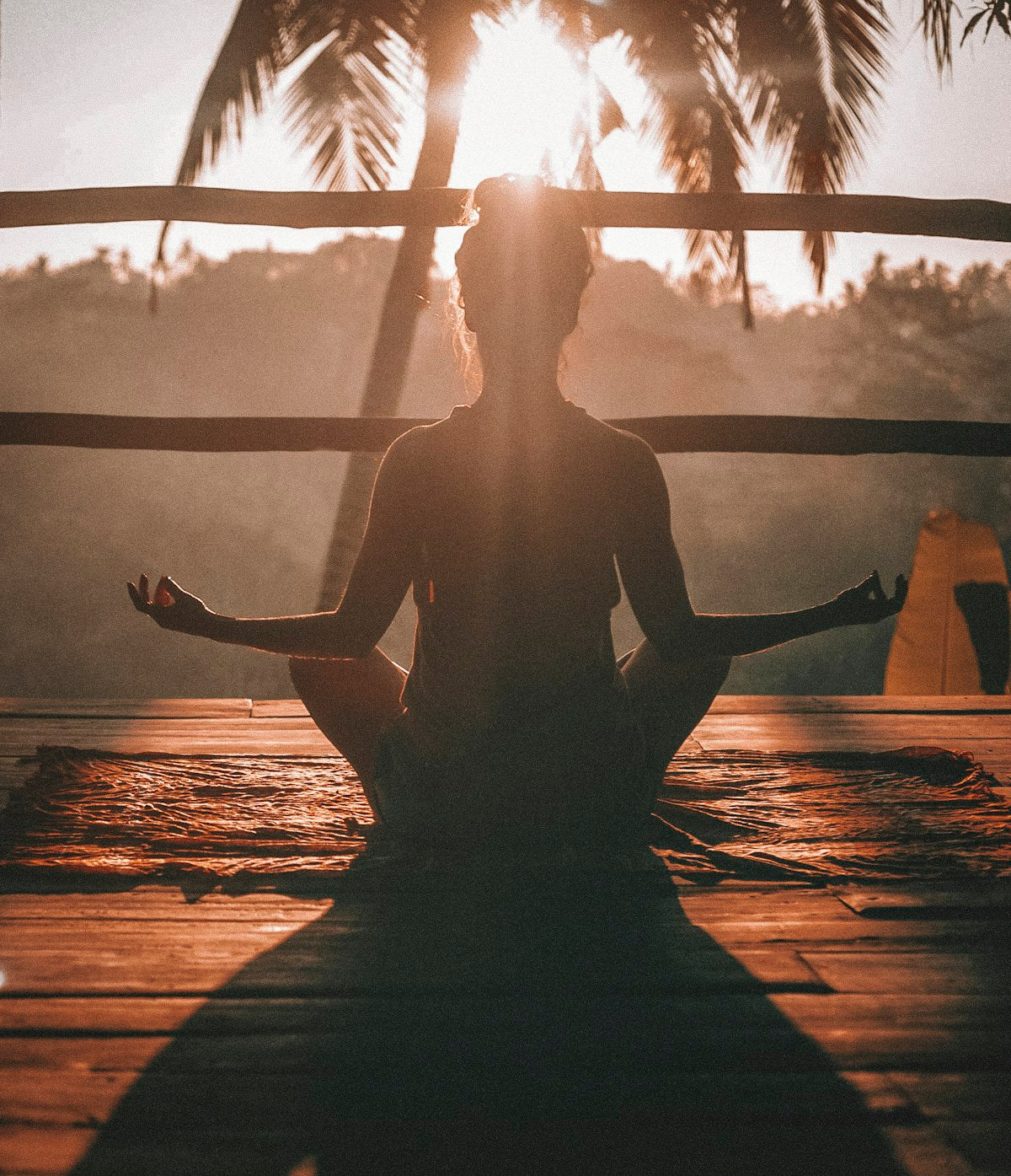 Woman feeling balanced and renewed
